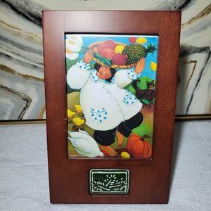 Wood Frame Kitchen Print, 10x7